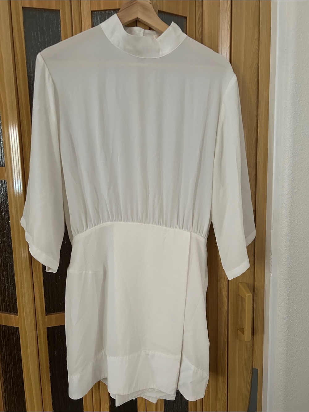 Shakuhachi Cream Mini Dress